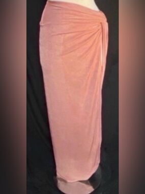 Women's Pink Maxi Skirt